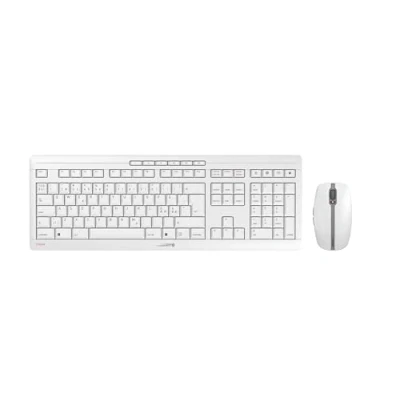 Bild av Cherry STREAM DESKTOP RECHARGE Tastatur &amp; Mus set Nordisk Grå