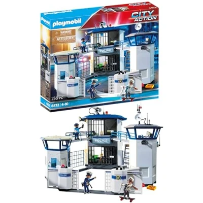 Bild av PLAYMOBIL City Action 6872 Polisens ledningscentral med fängelse, för barn 4 10 år