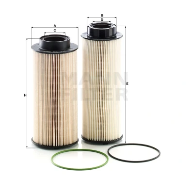 Bild av Bränslefilter Mann filter PU 10 003 2 x