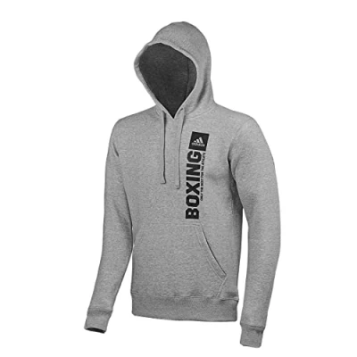 Bild av adidas Performance Community Vertical Hoody Boxing Unisex Luvtröja, Storlek: Small, Grey/black