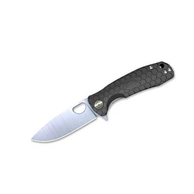 Bild av Honey Badger unisex vuxna flipper D2 stor svart fickkniv, svart, 20,8