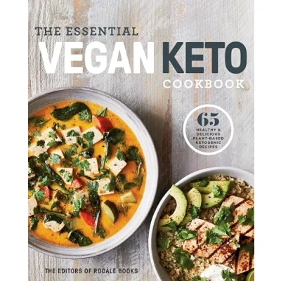 Bild av The Essential Vegan Keto Cookbook: 65 Healthy &amp; Delicious Plant Based Ketogenic Recipes: A Diet Cookbook