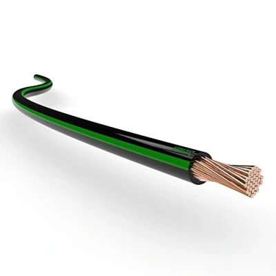 Bild av Bilkabel FLRy, 0,75 mm², 1 1,5 längder 5 eller 10 m, urval: (10 svart/grön)