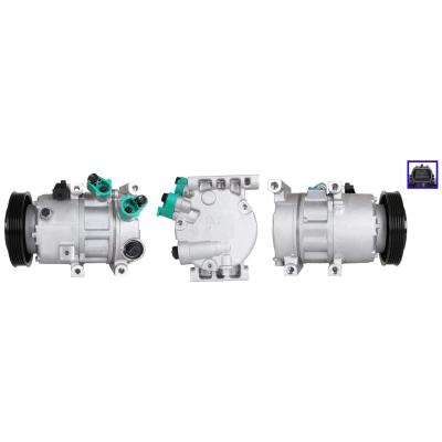 Bild av LUCAS ACP01201 Compresseur De Climatisation PAG 46 YF R 134a, 1234yf avec joints