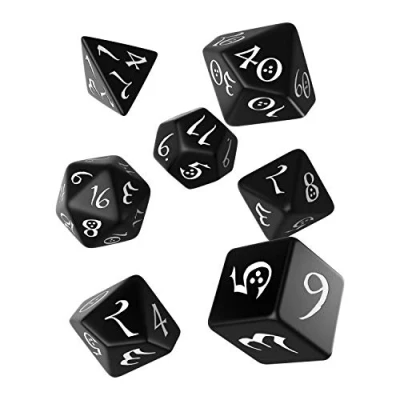 Bild av Q Workshop CLE05 Classic RPG Dice Svart/Vit (7)