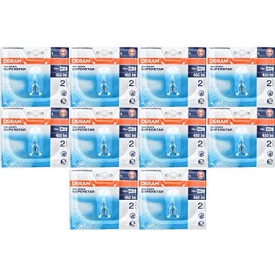 Bild av Osram Eco halogen glödlampa plug in bas 33 watt 40 W 460 lumen G9 2700 Kelvin varm vit dimbar halogenlampa paket med 10