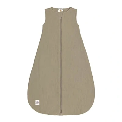 Bild av LÄSSIG Baby sommar sovsäck ärmlös Muslin bomull GOTS certifierad, unisex/Muslin oliv, storlek 62/68 3 6 månader