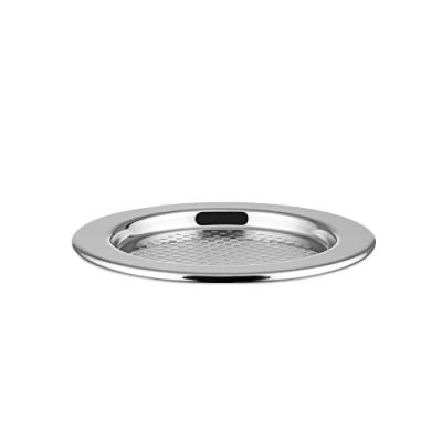 Bild av Alessi glasunderlägg i stålmatta med spegelpolerad kant, set 6, silver