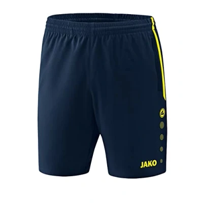 Bild av JAKO Mäns tävling 2.0 shorts, flerfärgad (marin/neongul), XL