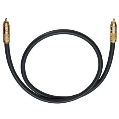 Bild av Oehlbach NF 214 Sub 100 Förstklassig subwoofer kabel med flera avskärmningar 1 x RCA/1 försilvrad inre ledare m antracit