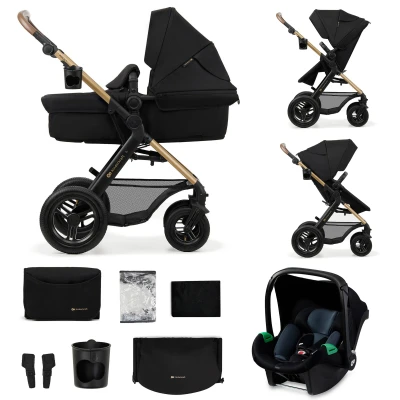 Bild av Kinderkraft MOOV 2 Air 3 in 1 Kombivagn, Pure Black