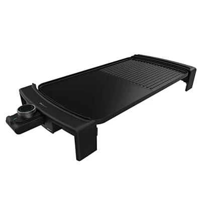 Bild av Cecotec Elektrisk grillplatta Tasty&amp;Grill 3000 BlackWater MixGrill. 2 600 W, non stick beläggning, blandad yta, justerbar termostat, diskmaskinssäker