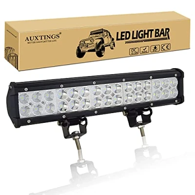 Bild av AUXTINGS 15 tum 38 cm 90 W LED arbetsljusstång Spot Flood Beam Vattentät utomhus Offroad Arbetsbelysning för Terrain Vehicles 4x4 Atvs Utvs