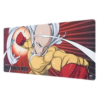 Bild av Grupo Erik One Punch Man Saitama XXL Mouse Mat Desk Pad 31.5&quot; x 13.78&quot; Non Slip Rubber Base Pad, Gaming Keyboard Manga