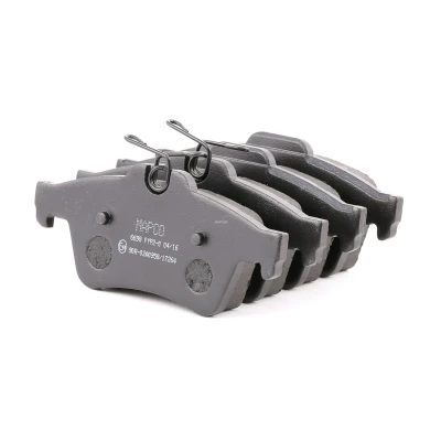 Bild av MAPCO 6698 Jeu de plaquettes frein Essieu arrière contact signal d&#039;usure exclu avec tôle anti bruit FORD: Focus C Max, MAZDA: 3 5 portes