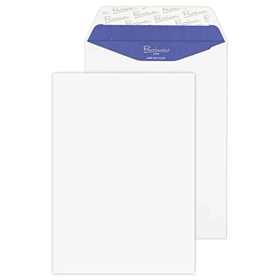 Bild av Blake Pure C5 229 x 162 mm 120 gsm återvunna skal och försegla fickkuvert (RP83455) supervit väv förpackning med 50