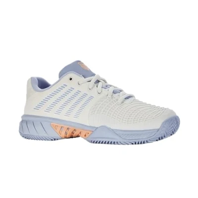 Bild av K Swiss Performance Dam Express Light 3 HB Tennis Shoe, Star White/Heather/Peruk Fuzz, 40 EU, White Heather Peach EU