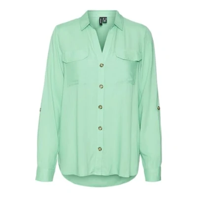Bild av VERO MODA Vmbumpy L/S skjorta New WVN Ga Noos blus, katydid, S