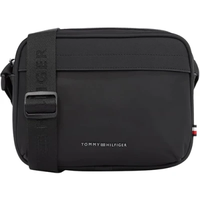 Bild av Tommy Hilfiger Repreve Camera BAG Axelremsväska, Storlek: One Size, Black