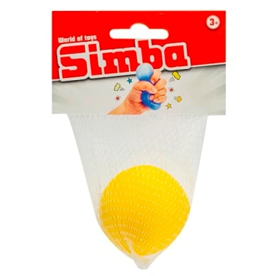 Bild av Simba 108614689 anti stressboll, 3 faldigt sorterad, det levereras bara en artikel 6 cm, bollleksak, klämboll, från år