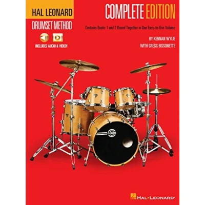 Bild av Hal Leonard Drumset Method Complete Edition: Books 1 and 2 with Video Audio: