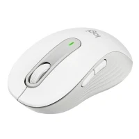 Bild av Logitech Signature M650 L Den trådlösa musen för vänsterhänta med stora händer, 2 års batteri, anpassningsbara sidoknappar, Bluetooth, PC/Mac/flera enheter/Chromebook Vit