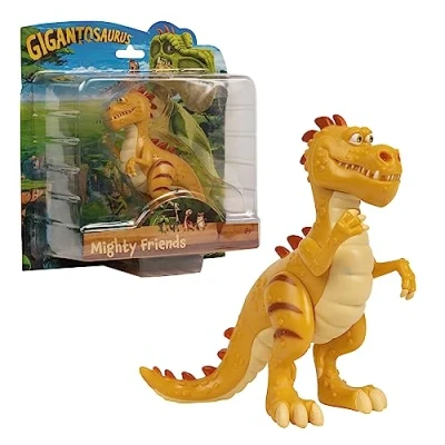 Bild av Gigantosaurus, Dinosaurie, 12 cm figur, ledad slumpmässig modell, leksak för barn från 3 år, GIOCHI PREZIOSI, GGN02