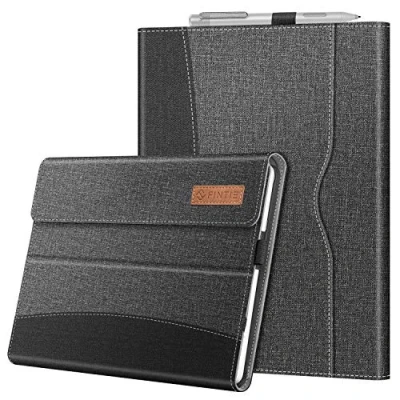 Bild av FINTIE Fodral för Microsoft Surface Go 3 2021/Surface 2 2020/Surface 2018 multivinkel justerbart folio skyddsfodral med dokumentficka, grå denim