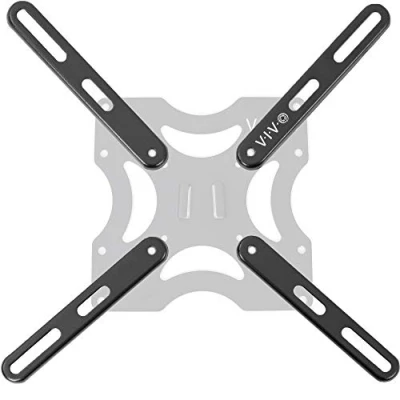 Bild av VIVO Stål VESA förlängningsfäste, adapterfästen för skärmar 32 till 55 tum LCD LED TV, konverteringsplatta kit upp 400 x mm (MOUNT AD400 B)