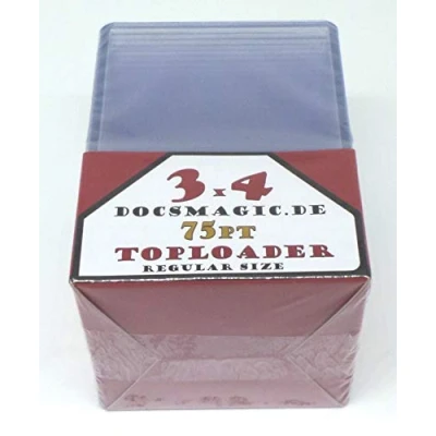 Bild av Docsmagic.de 25 Toploader Thick 75pt 3&quot; x 4&quot; Standard Size 70 96