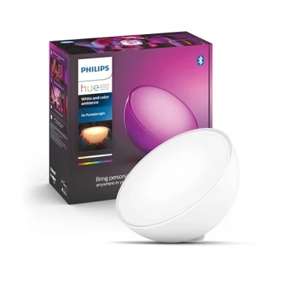 Bild av Philips Hue White &amp; Color Ambiance Go Bord /Sänglampa med Amazon Alexa, 6 W Vit