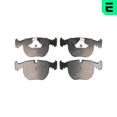 Bild av OPTIMAL BP 10081 Jeu de plaquettes frein Essieu avant contact signal d&#039;usure exclu BMW: 5 Berline, X3, X5