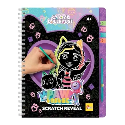Bild av Gabby&#039;s dollhouse sketchbook pawtastic scratch reveal in display 12