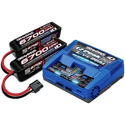 Bild av Traxxas EZ Peak Live Dual + 2 x LiPo batteri modellbyggare 26 A LiPo, NiMH minus Delta U avstängning