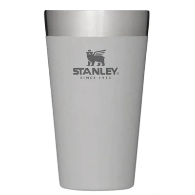 Bild av Stanley Adventure Stacking Beer Pint 0.47L Ash Håller ölen kall i 4 Timmar Ölglas rostfritt stål Stapelbar Dubbel vakuumisolering Tål Diskmaskin