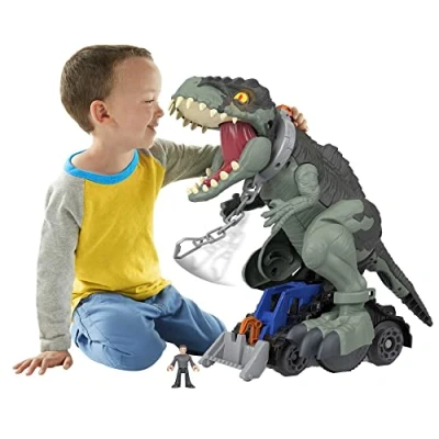 Bild av Fisher Price Imaginext GWT22 Jurassic World Giga Dino, dinosaurieleksak för barn från 3 år och äldre