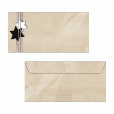 Bild av Sigel DU079, Presentkuvert, Brun, Bild, papper, Jul, 90 g/m ^