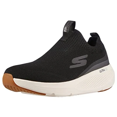 Bild av Skechers mens Gorun Elevate Slip on Performance Athletic &amp; Walking Running Shoe, Black/White, 11 US
