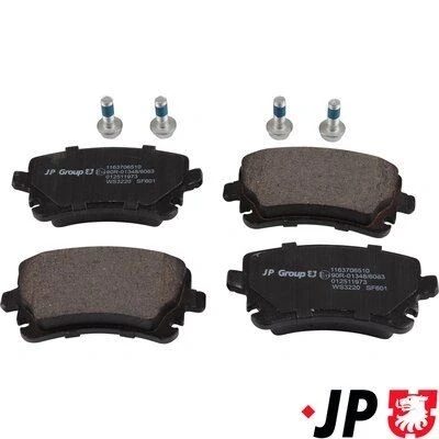 Bild av JP GROUP 1163706510 Jeu de plaquettes frein Essieu arrière contact signal d&#039;usure exclu AUDI: A4 B7 Avant, A6 C6 Berline