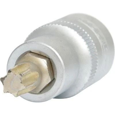 Bild av KS TOOLS 911.1366 Clé à douille DIN3120, ISO1174 T45 Acier chrome vanadium Torx moleté
