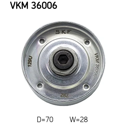 Bild av SKF VKM 36006 Galet Enrouleur avec monture RENAULT: ESPACE 3, CLIO 1, MEGANE 1
