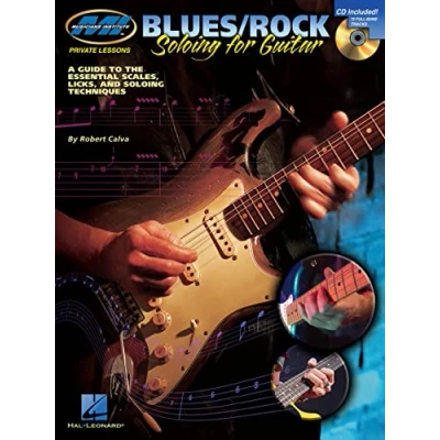 Bild av Mi private lessons blues/rock Soloing for guitar guitare +cd: A Guide to the Essential Scales, Licks and Techniques