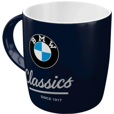 Bild av Nostalgic Art Kaffemugg i retrostil, 330 ml, BMW Classics Presentidé för fans, kopp av keramik, vintagedesign