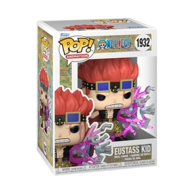 Bild av Funko Pop! Animation: OP Eustass Kid With Awakening One Piece Samling Vinylfigur Presentidé Officiell Merchandising Leksaker för Barn Och Vuxna Anime Fans
