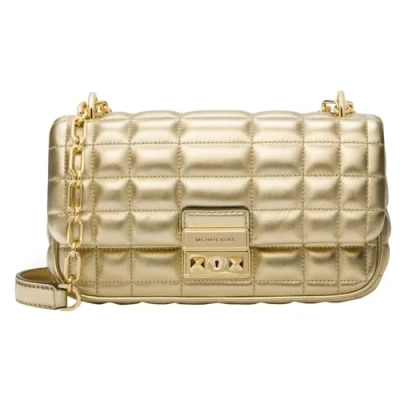 Bild av Michael Kors Tribeca Chain Axelremsväska Pale goldcoloured, Storlek: One Size, gold coloured