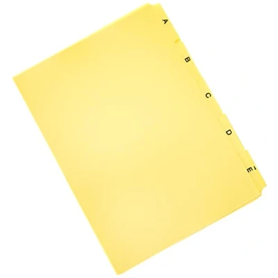 Bild av Durable 365004 Ledkort A Z A5L, gul