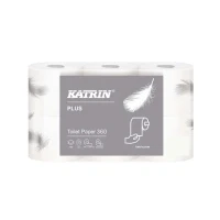 Bild av KATRIN Toalettpapper Plus Toilet 360 2 lagers, ark 42/fp