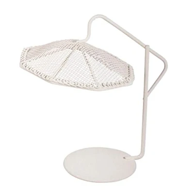 Bild av Rayher Parasoll, 9,5 x 13 12,5 cm, järntråd, vitlackerad, parasoll miniatyr, dekoration, 46068102