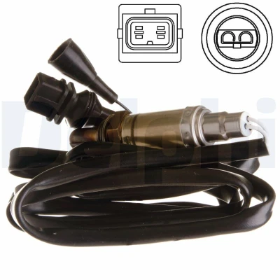 Bild av DELPHI ES10957 12B1 Sonde lambda doigt, chauffé VOLVO: V70 2, 960 I Berline, S60