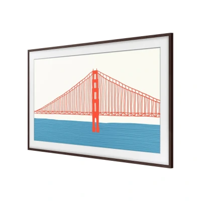 Bild av Samsung The Frame Ram 43 tum (VG SCFA43BWBXC) i modern brun [2021]
